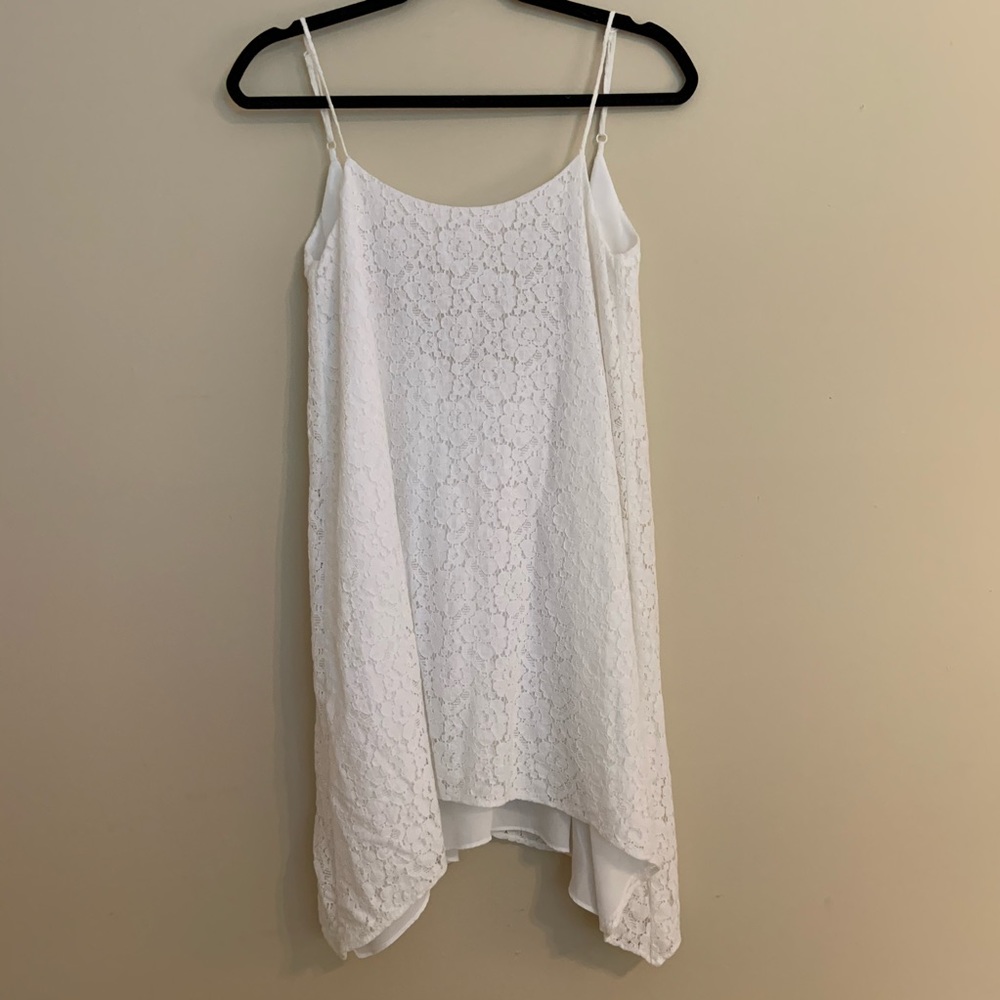 BCBGeneration Scoop Back Lace Dress